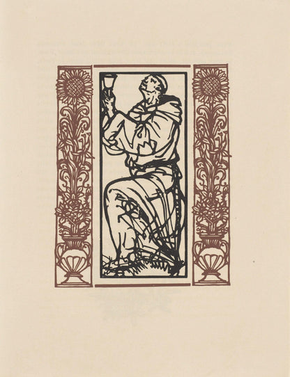 Mile Bernard, Composition (Morane, No. 100), Les Petites Fleurs De St. Franoise, Woodcut