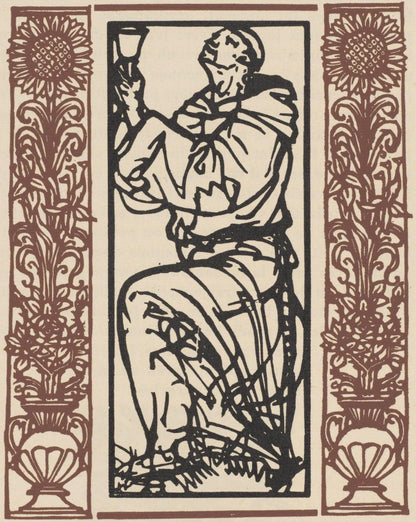 Mile Bernard, Composition (Morane, No. 100), Les Petites Fleurs De St. Franoise, Woodcut