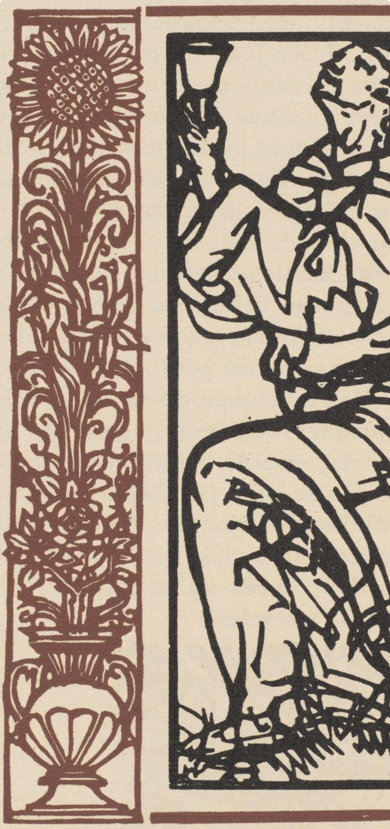Mile Bernard, Composition (Morane, No. 100), Les Petites Fleurs De St. Franoise, Woodcut