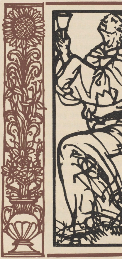 Mile Bernard, Composition (Morane, No. 100), Les Petites Fleurs De St. Franoise, Woodcut