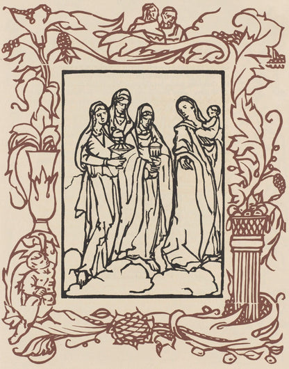 Mile Bernard, Composition (Morane, No. 100), Les Petites Fleurs De St. Franoise, Woodcut