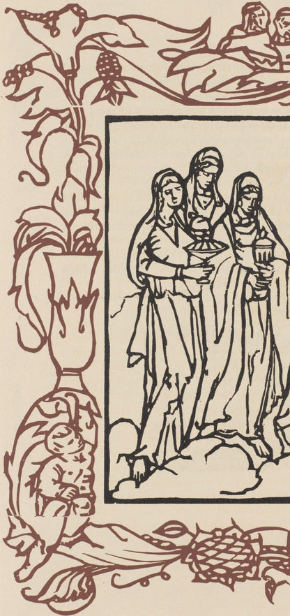 Mile Bernard, Composition (Morane, No. 100), Les Petites Fleurs De St. Franoise, Woodcut