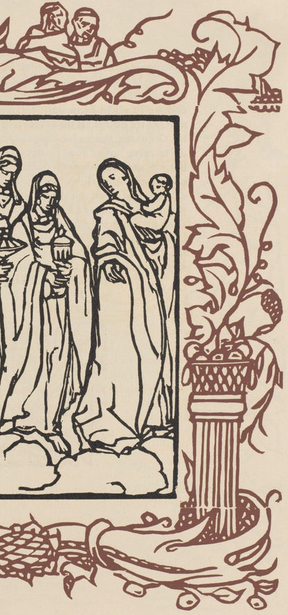 Mile Bernard, Composition (Morane, No. 100), Les Petites Fleurs De St. Franoise, Woodcut