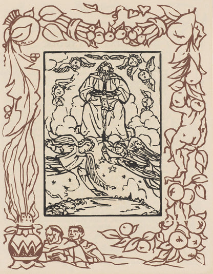 Mile Bernard, Composition (Morane, No. 100), Les Petites Fleurs De St. Franoise, Woodcut
