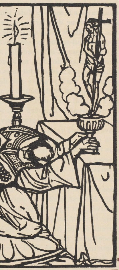 Mile Bernard, Composition (Morane, No. 100), Les Petites Fleurs De St. Franoise, Woodcut