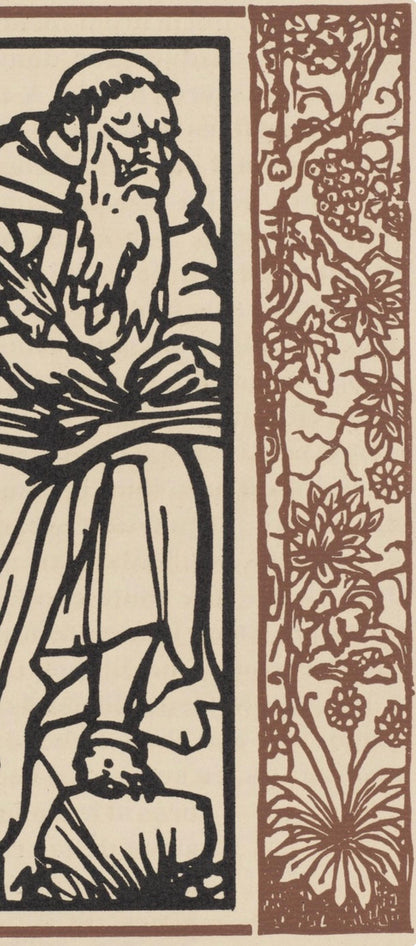Mile Bernard, Composition (Morane, No. 100), Les Petites Fleurs De St. Franoise, Woodcut