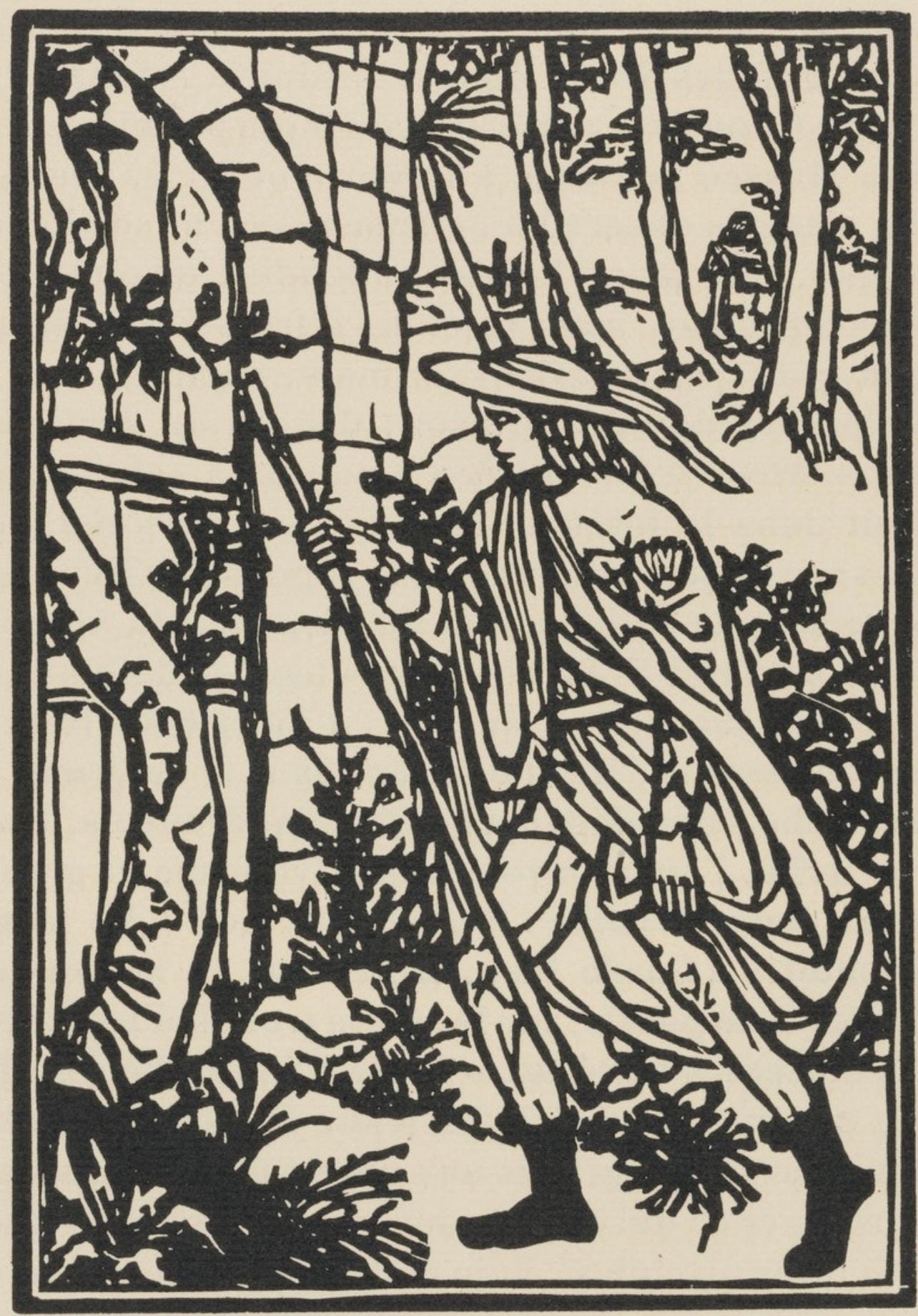 Mile Bernard, Composition (Morane, No. 100), Les Petites Fleurs De St. Franoise, Woodcut