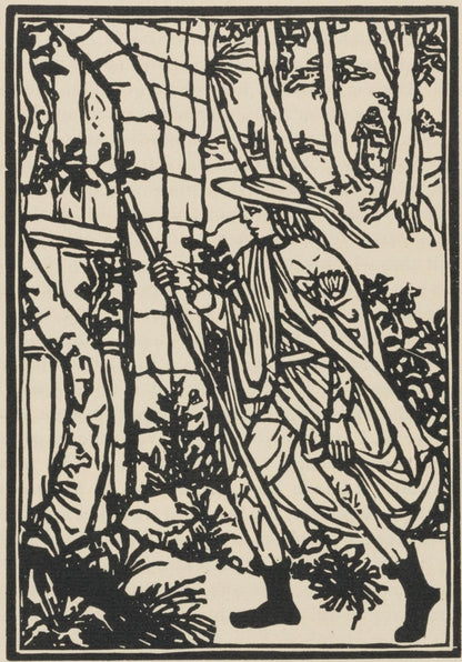 Mile Bernard, Composition (Morane, No. 100), Les Petites Fleurs De St. Franoise, Woodcut