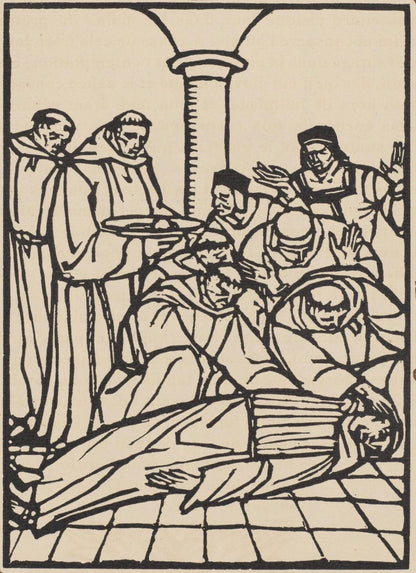 Mile Bernard, Composition (Morane, No. 100), Les Petites Fleurs De St. Franoise, Woodcut