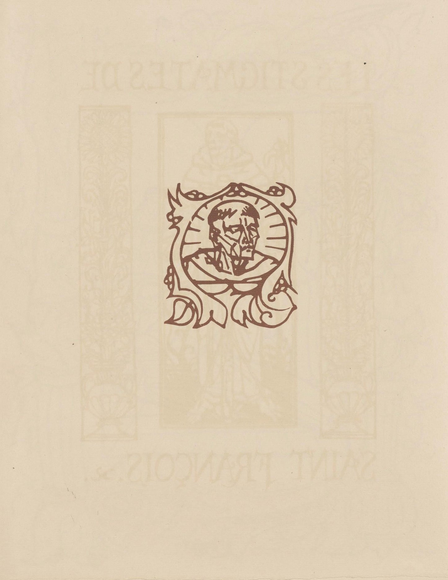 Mile Bernard, Composition (Morane, No. 100), Les Petites Fleurs De St. Franoise, Woodcut