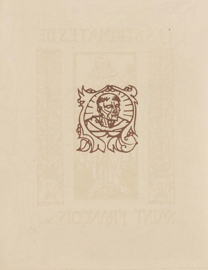 Mile Bernard, Composition (Morane, No. 100), Les Petites Fleurs De St. Franoise, Woodcut
