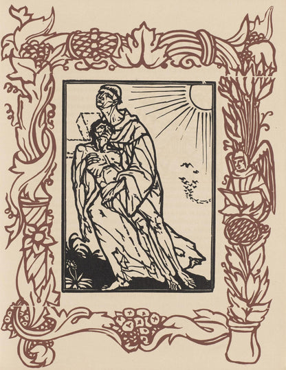 Mile Bernard, Composition (Morane, No. 100), Les Petites Fleurs De St. Franoise, Woodcut