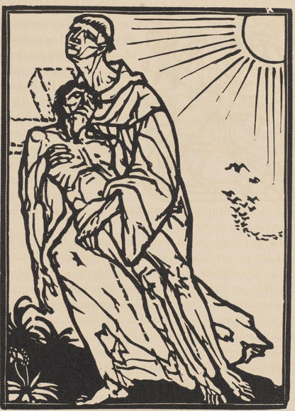 Mile Bernard, Composition (Morane, No. 100), Les Petites Fleurs De St. Franoise, Woodcut