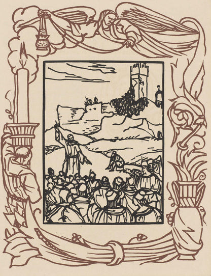 Mile Bernard, Composition (Morane, No. 100), Les Petites Fleurs De St. Franoise, Woodcut