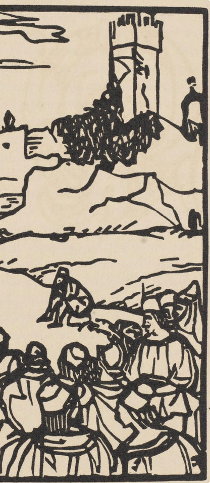 Mile Bernard, Composition (Morane, No. 100), Les Petites Fleurs De St. Franoise, Woodcut