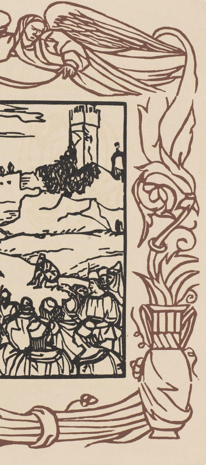 Mile Bernard, Composition (Morane, No. 100), Les Petites Fleurs De St. Franoise, Woodcut