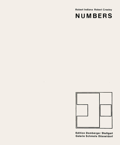 Robert Indiana, Five (Sheehan 46-55), Numbers, Silkscreen