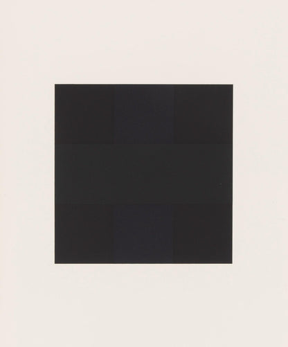 Ad Reinhardt, Composition, X + X, Ten Works By Ten Painters, Silkscreen