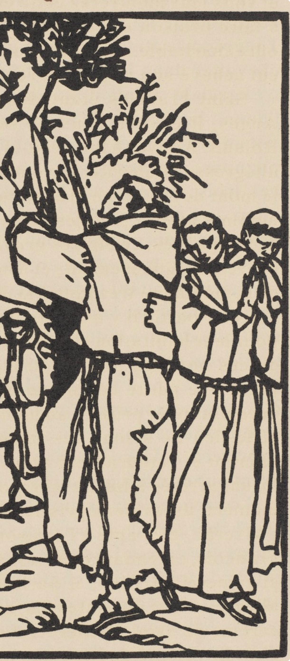 Mile Bernard, Composition (Morane, No. 100), Les Petites Fleurs De St. Franoise, Woodcut