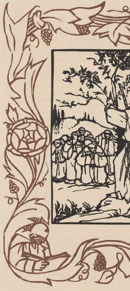 Mile Bernard, Composition (Morane, No. 100), Les Petites Fleurs De St. Franoise, Woodcut