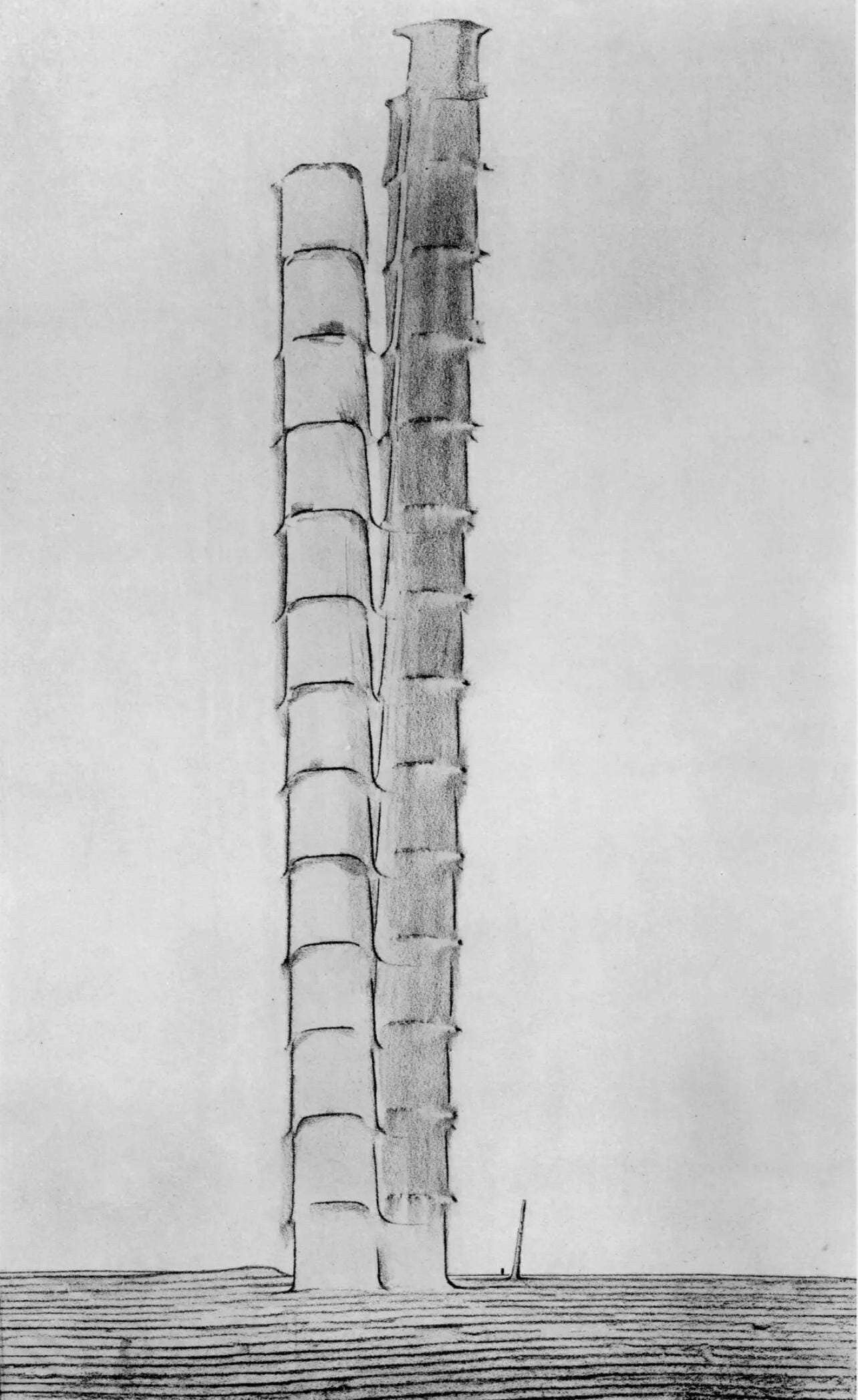 Max Ernst, Composition (Spies/Leppien 222), Histoire Naturelle, Lithograph