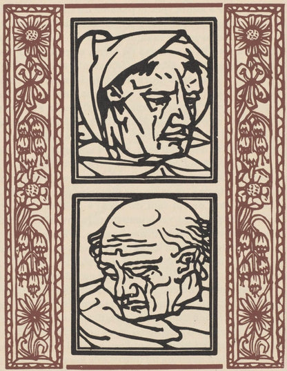 Mile Bernard, Composition (Morane, No. 100), Les Petites Fleurs De St. Franoise, Woodcut