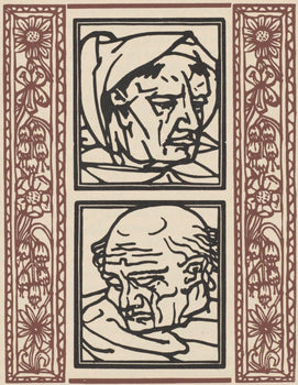 Mile Bernard, Composition (Morane, No. 100), Les Petites Fleurs De St. Franoise, Woodcut