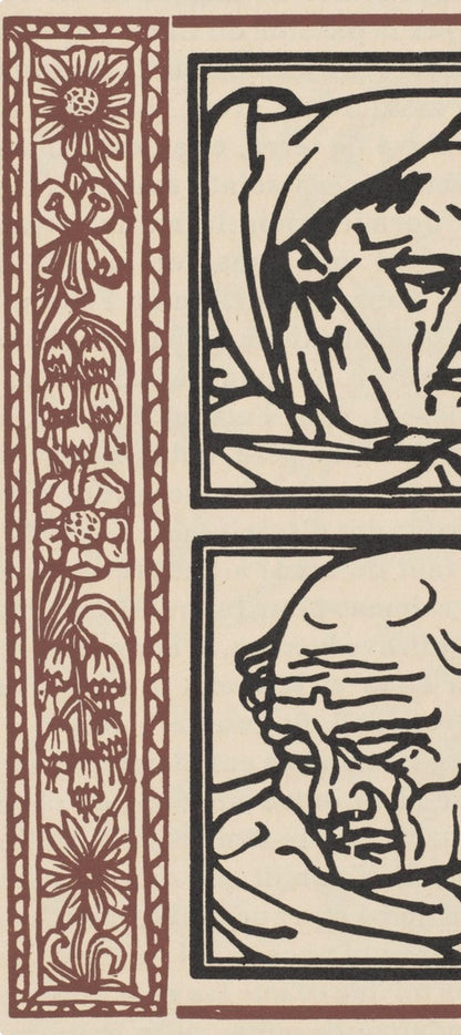 Mile Bernard, Composition (Morane, No. 100), Les Petites Fleurs De St. Franoise, Woodcut