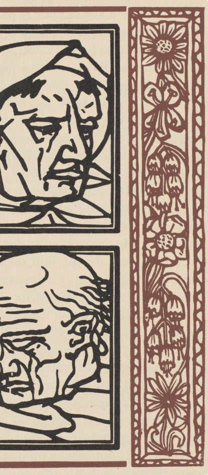 Mile Bernard, Composition (Morane, No. 100), Les Petites Fleurs De St. Franoise, Woodcut