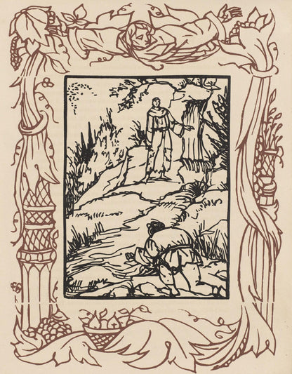 Mile Bernard, Composition (Morane, No. 100), Les Petites Fleurs De St. Franoise, Woodcut