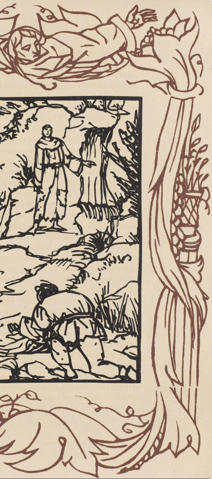 Mile Bernard, Composition (Morane, No. 100), Les Petites Fleurs De St. Franoise, Woodcut