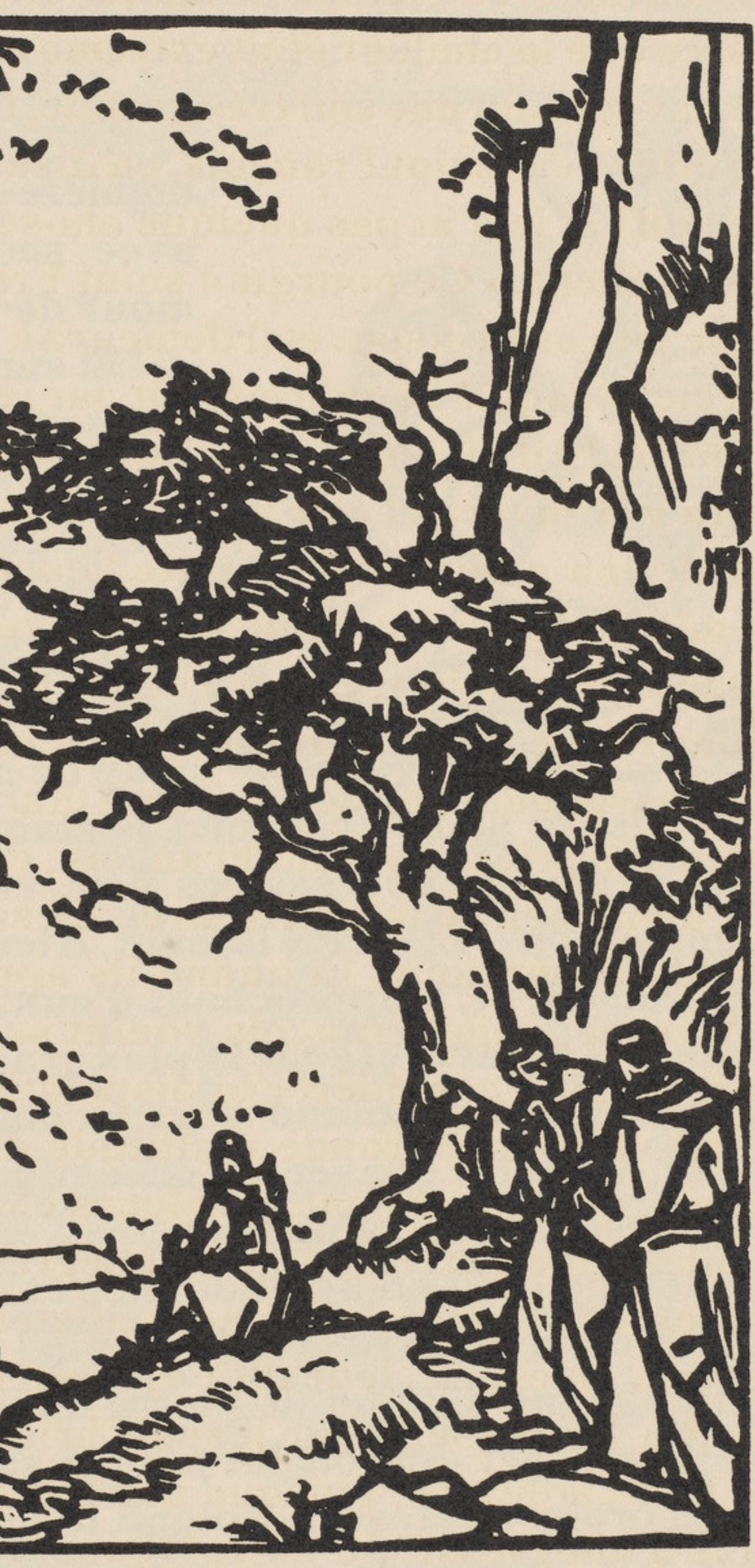 Mile Bernard, Composition (Morane, No. 100), Les Petites Fleurs De St. Franoise, Woodcut