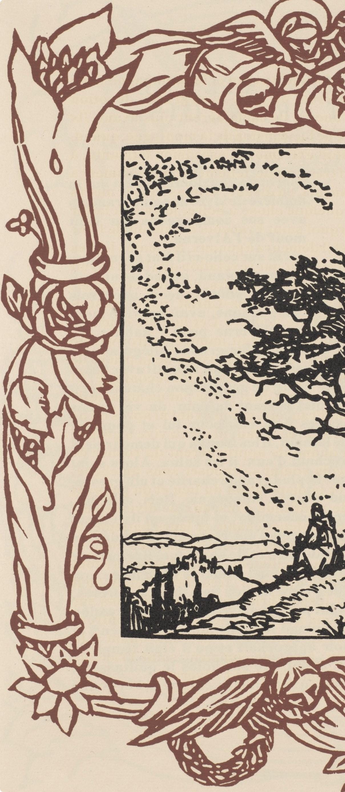 Mile Bernard, Composition (Morane, No. 100), Les Petites Fleurs De St. Franoise, Woodcut