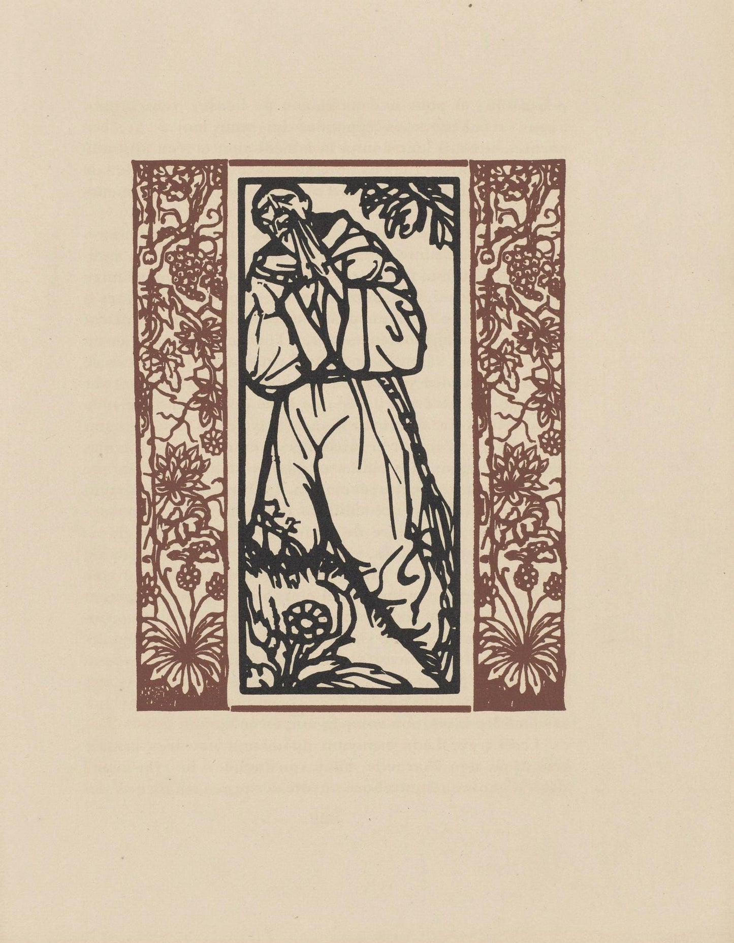 Mile Bernard, Composition (Morane, No. 100), Les Petites Fleurs De St. Franoise, Woodcut