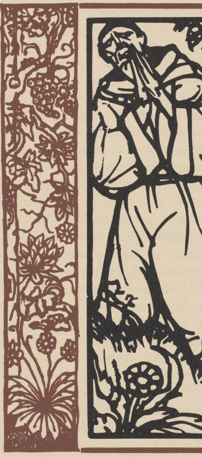 Mile Bernard, Composition (Morane, No. 100), Les Petites Fleurs De St. Franoise, Woodcut