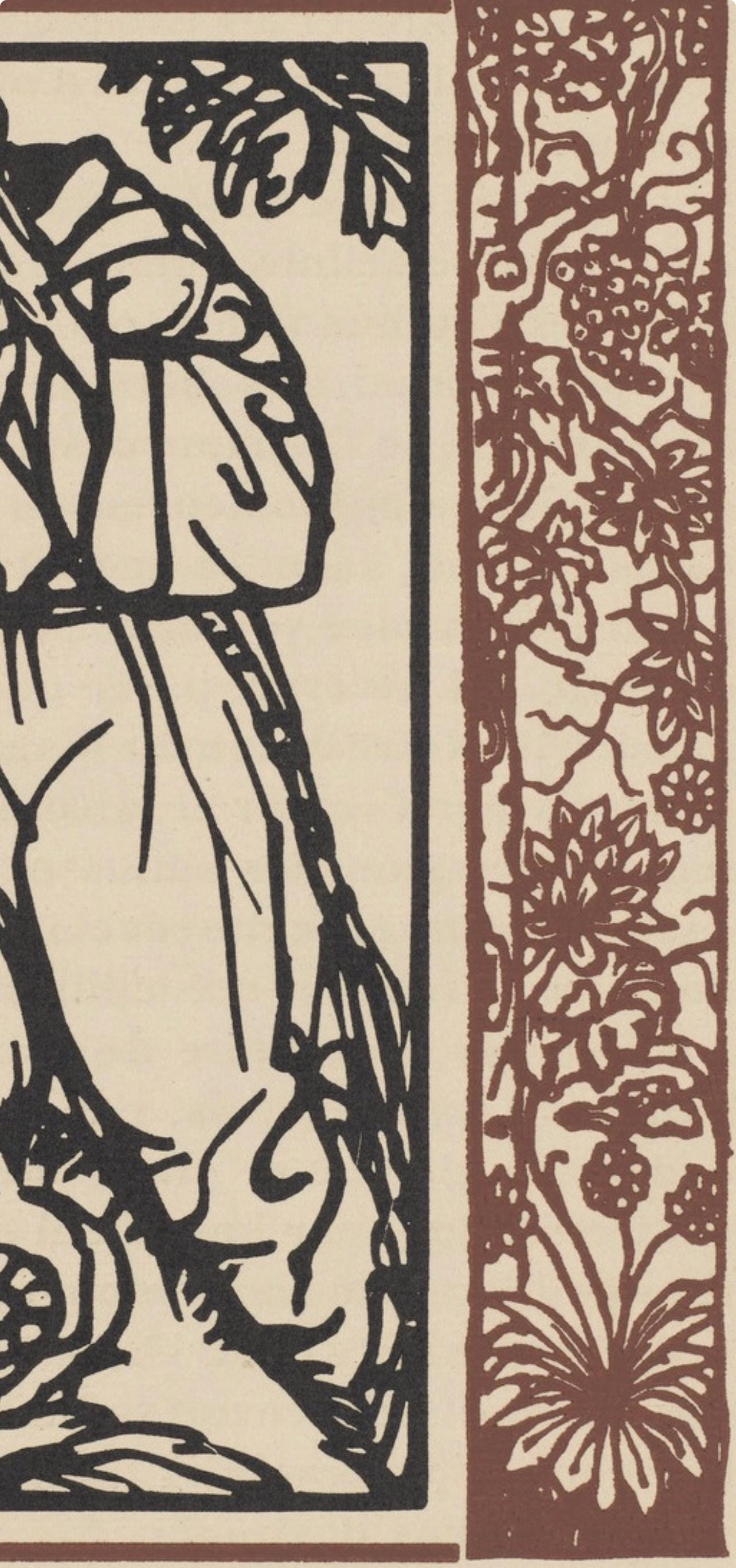 Mile Bernard, Composition (Morane, No. 100), Les Petites Fleurs De St. Franoise, Woodcut