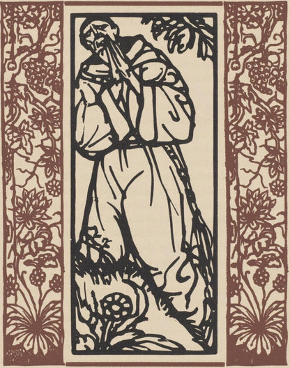 Mile Bernard, Composition (Morane, No. 100), Les Petites Fleurs De St. Franoise, Woodcut