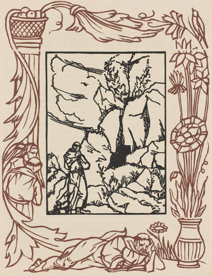 Mile Bernard, Composition (Morane, No. 100), Les Petites Fleurs De St. Franoise, Woodcut
