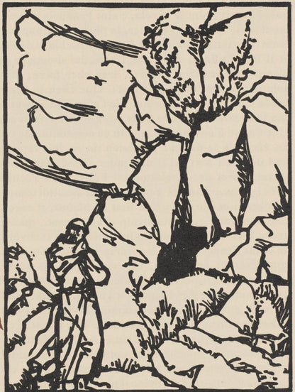 Mile Bernard, Composition (Morane, No. 100), Les Petites Fleurs De St. Franoise, Woodcut