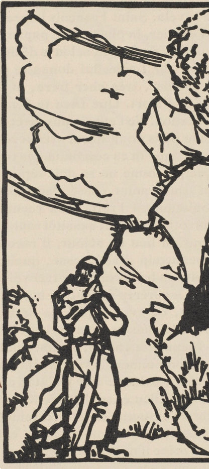 Mile Bernard, Composition (Morane, No. 100), Les Petites Fleurs De St. Franoise, Woodcut