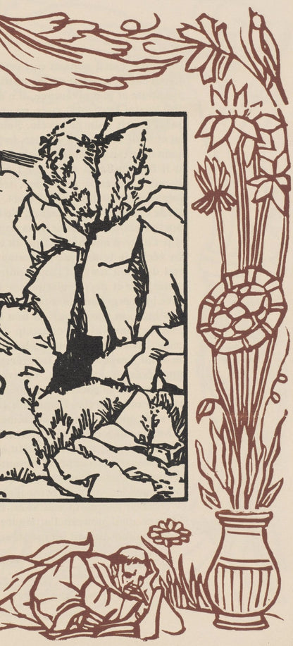 Mile Bernard, Composition (Morane, No. 100), Les Petites Fleurs De St. Franoise, Woodcut