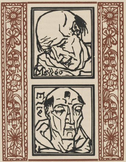 Mile Bernard, Composition (Morane, No. 100), Les Petites Fleurs De St. Franoise, Woodcut