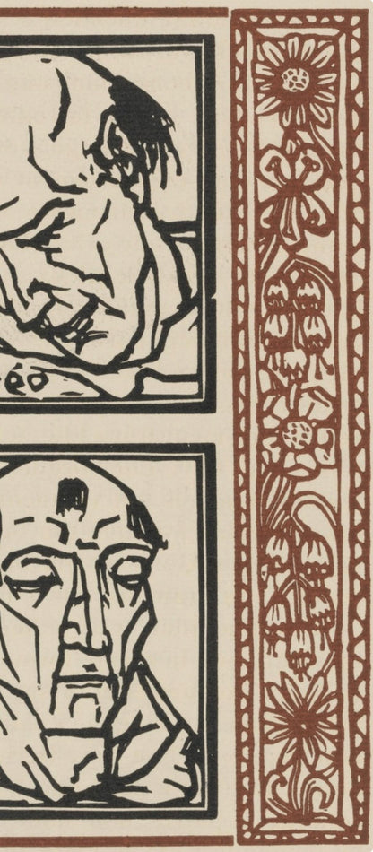 Mile Bernard, Composition (Morane, No. 100), Les Petites Fleurs De St. Franoise, Woodcut
