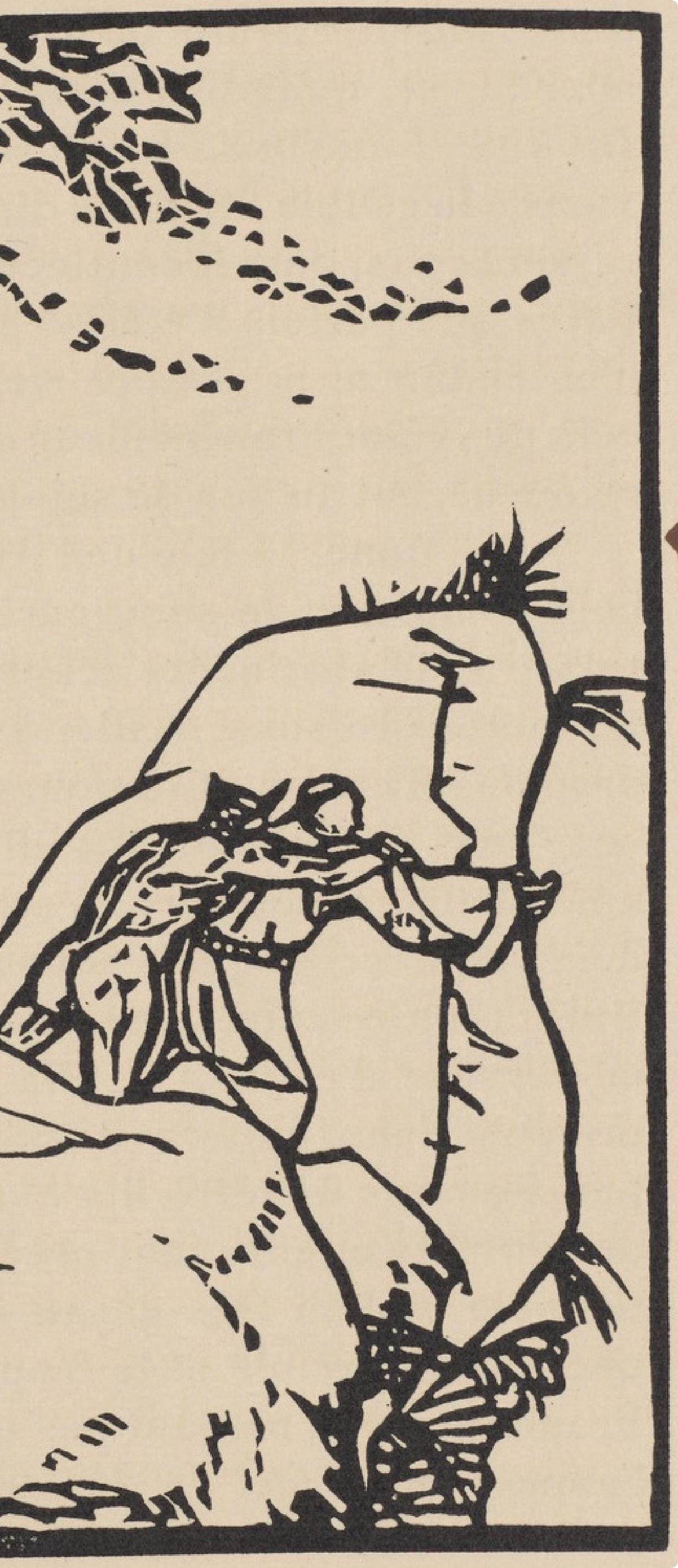 Mile Bernard, Composition (Morane, No. 100), Les Petites Fleurs De St. Franoise, Woodcut