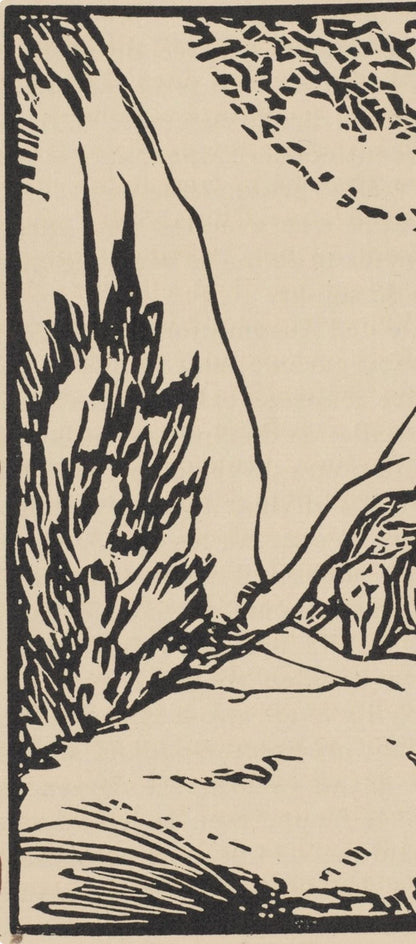 Mile Bernard, Composition (Morane, No. 100), Les Petites Fleurs De St. Franoise, Woodcut