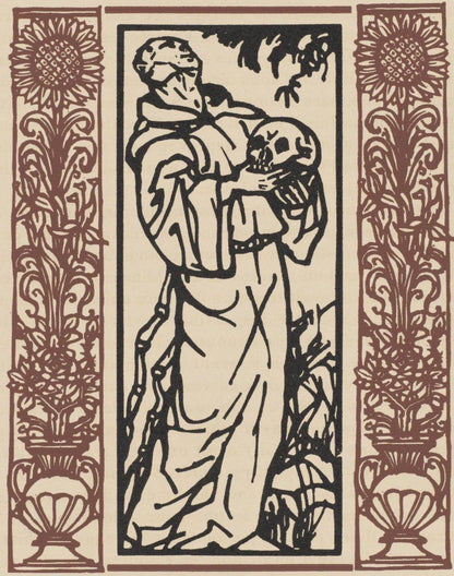 Mile Bernard, Composition (Morane, No. 100), Les Petites Fleurs De St. Franoise, Woodcut