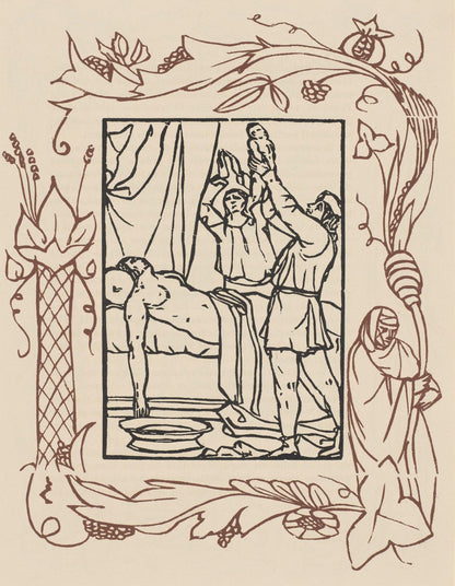 Mile Bernard, Composition (Morane, No. 100), Les Petites Fleurs De St. Franoise, Woodcut