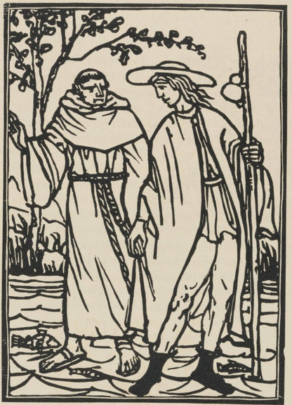 Mile Bernard, Composition (Morane, No. 100), Les Petites Fleurs De St. Franoise, Woodcut