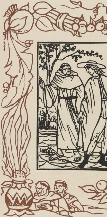 Mile Bernard, Composition (Morane, No. 100), Les Petites Fleurs De St. Franoise, Woodcut