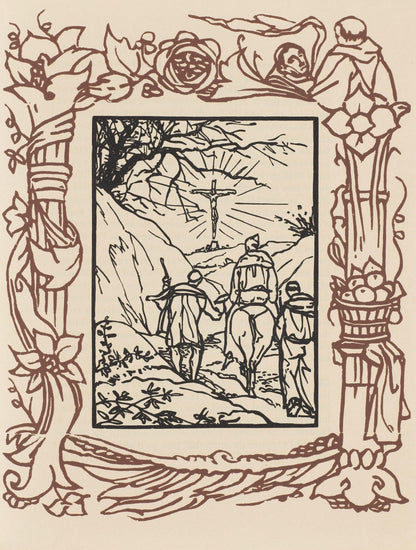 Mile Bernard, Composition (Morane, No. 100), Les Petites Fleurs De St. Franoise, Woodcut